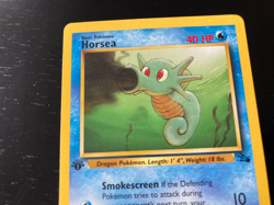 Pokemon 1st Edition Horsea 49/62 Fossil Set EX/NM Free Shipping - Image 3
