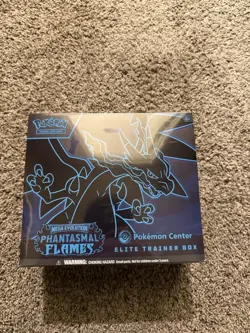 Pokemon Phantasmal Flames Elite Trainer Box (ETB) - Pokemon Center (Sealed/New) - Image 1