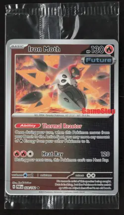 Iron Moth 028/182 Gamestop Promo Sealed Pokemon TCG PAradox Rift NM/M - Image 1