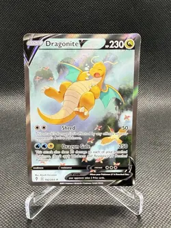 2021 POKEMON SWORD & SHIELD EVOLVING SKIES #192 FULL ART/DRAGONITE V - Image 1
