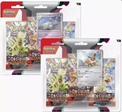 Pokemon * Obsidian Flames * SV03 Blister Booster Combo x6 Packs + both Promos - Image 1