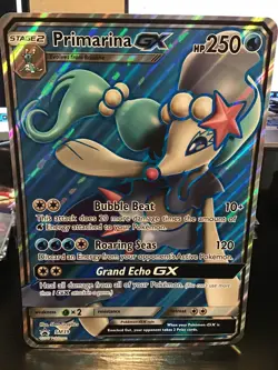 Primarina GX SM39 Jumbo Pokemon Black Star Promo - Image 1