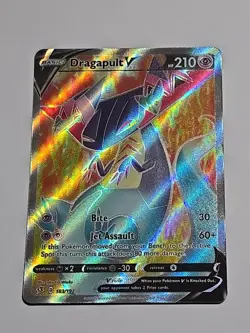 Dragapult V 183/192 SWSH Rebel Clash Ultra Rare Pokemon - NM - Image 1
