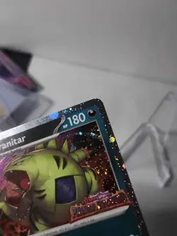 Pokemon TCG Tyranitar Cosmo Holo STAMPED 2x SWIRL Paldea Evolved 135/193 NM - Image 3
