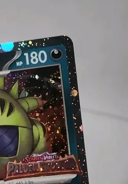 Pokemon TCG Tyranitar Cosmo Holo STAMPED 2x SWIRL Paldea Evolved 135/193 NM - Image 4