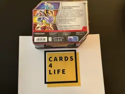 Pokemon Paradox Destinies Tin-Gouging Fire ex Tin w/5 Booster Packs New/Sealed - Image 2