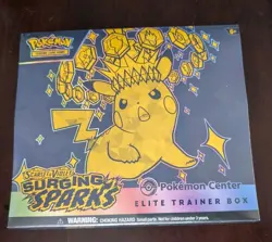 Surging Sparks - SV08 - Pokemon Center Elite Trainer Box- ETB - New Sealed - Image 1
