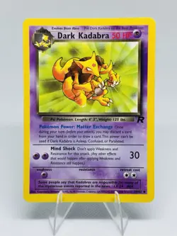 Dark Kadabra 39/82 Team Rocket Set 1999 Pokemon TCG WOTC Non-Holo Vintage LP/NM - Image 1
