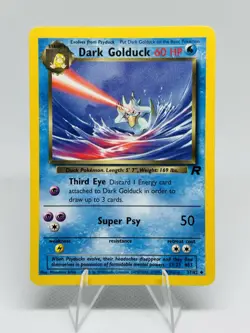 Dark Golduck - Team Rocket Set 37/82 - Vintage WOTC Non-Holo Rare LP/NM - Image 1