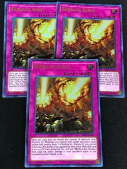 YUGIOH BARRAGE BLAST LED4-EN038 1ST ULTRA X3 (NM) - Image 1