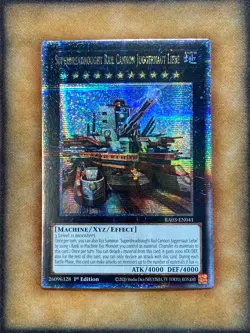 Yugioh Superdreadnought Rail Cannon Juggernaut Liebe RA03-EN041 QCR 1st Alt NM - Image 1