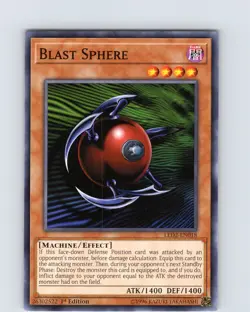 Yu-Gi-Oh TCG Blast Sphere LED2-EN018 1st Edition Regular Common Card NM - Image 1