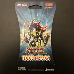 3x Sealed Toon Chaos Sleeved Booster Packs - Yu-Gi-Oh Blister 1st Edition Rare - Image 2