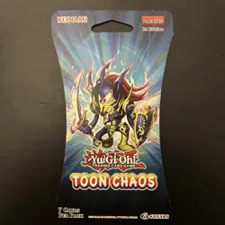 3x Sealed Toon Chaos Sleeved Booster Packs - Yu-Gi-Oh Blister 1st Edition Rare - Image 4