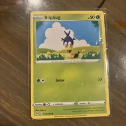 Pokemon TCG Lost Origin Blipbug 18/196 Regular Common Card NM 2022 - Image 1
