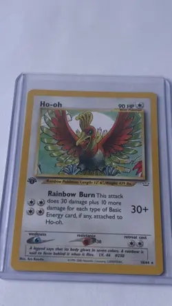 Ho-Oh 18/64 Neo Revelation 1st Edition Regular Non-Holo Card MP - Image 1