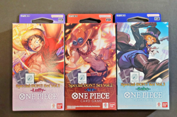 ONE PIECE CARD GAME SPECIAL DON COMPLETE SET OF 3 VOL 1, VOL 2, VOL 3 BRAND NEW! - Image 1
