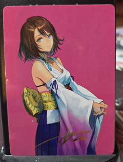 Yuna, Hope of Spira Art Card (Gold-Stamped Signature) - Art Series (Near Mint) - Image 1