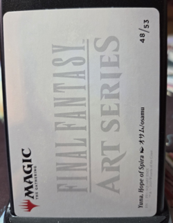 Yuna, Hope of Spira Art Card (Gold-Stamped Signature) - Art Series (Near Mint) - Image 2