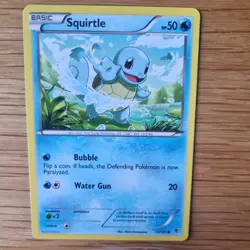 SQUIRTLE 14/101 POKEMON CARD (PLASMA BLAST SET) - Image 1