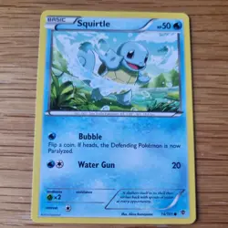 SQUIRTLE 14/101 POKEMON CARD (PLASMA BLAST SET) - Image 2