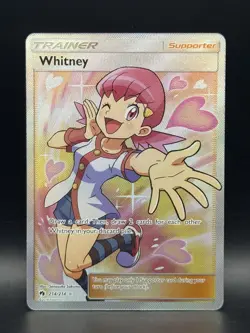Whitney #214 Full Art Trainer 2018 Lost Thunder Pokemon Card - NM - Image 1