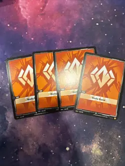 4 Card Bundle Of Riftbound Body Rune English Nm, Non Foil, Resource Regular - Image 1