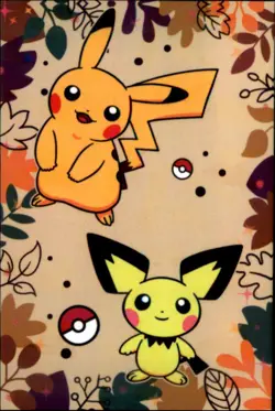 Pokemon Electric Pikachu Card Database Pikachu Pichu Cracked Ice Holo - Image 1