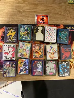 Pokemon Sealed ETB Card Sleeves (15 different sets) 65 pack / x15 - Image 1