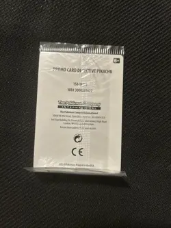Pokemon TCG Detective Pikachu SM190 Promo Holo Card New Sealed - Image 2