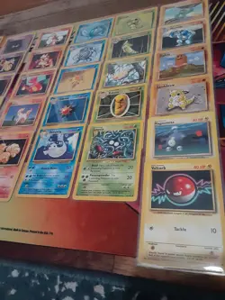 35 Vintage Pokemon Base Set 1999 Cards *CLEANEST COPIES* Bulk Lot - Image 3