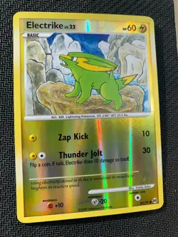Electrike 62/99 Reverse Holo Pokemon Card - Platinum Arceus set - 2009 - LP - Image 2