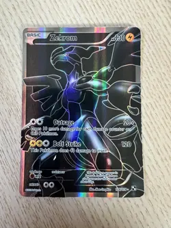 Pokemon TCG Zekrom Black White Holo Full Art Ultra Rare Card 114/114 - Image 1