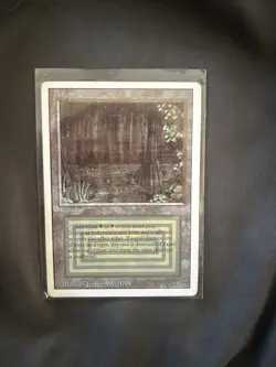 MTG Bayou Revised Edition Rare Card in Good condition - Image 1
