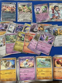 Pokemon Paldean Fates Bulk Lot 200 Cards /3 EX 1 Full Art + 14 Holos/30 Reverse - Image 1