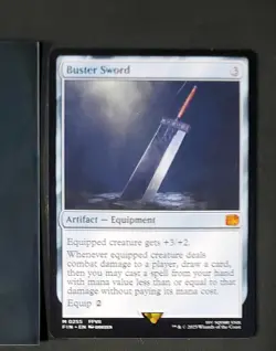 MTG Buster Sword Final Fantasy Regular Card M0255 FFVII Non-Foil 🔥 - Image 1