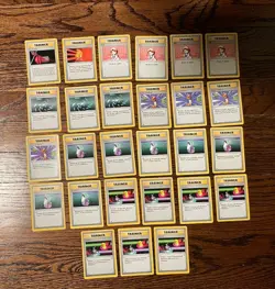Pokemon TCG 1999 - Base Set SHADOWLESS TRAINER LOT of 27 Cards - MP - Image 1