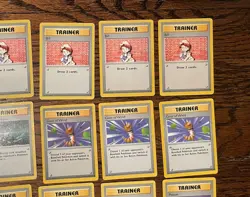 Pokemon TCG 1999 - Base Set SHADOWLESS TRAINER LOT of 27 Cards - MP - Image 3