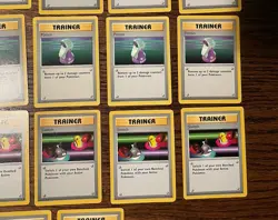 Pokemon TCG 1999 - Base Set SHADOWLESS TRAINER LOT of 27 Cards - MP - Image 5