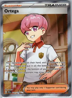 Ortega 141/131 Full Art Trainer - Prismatic Evolutions - Pokemon Card - NM - Image 1