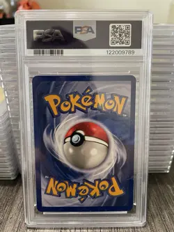 Pokemon TCG Gyarados Holo Rare Card PSA 7 Base Set 6/102 Near Mint - Image 2