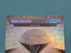 Chaos Emerald (7037) White Foil - Lotus Petal - Sonic Secret Lair - Magic MTG NM - Image 5
