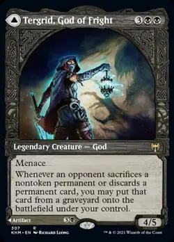 Tergrid, God of Fright / Tergrid's Lantern (Showcase) - Near Mint MTG Kaldheim - Image 1