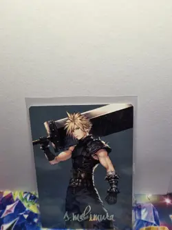 MTG Final Fantasy English Cloud, Ex-SOLDIER Art Series 50/53 Gold Stamped - Image 1