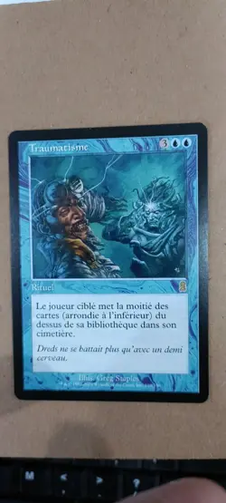 TRAUMATIZE Odyssey MTG Blue Sorcery RARE FRENCH - Image 1