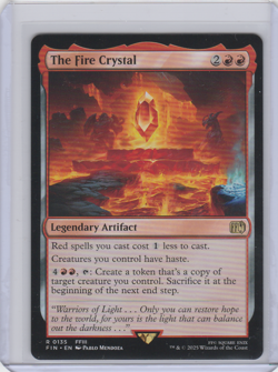 MTG The Fire Crystal Final Fantasy Regular 0135 - Image 1