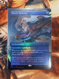 MTG Secret Lair FOIL - Mystic Remora 406 NM- - Image 1