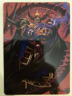 MTG Final Fantasy Art Series Golbez Crystal Collector Gold Stamp 45/53 Magic - Image 1