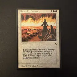 Fire and Brimstone The Dark NM+ NEVER PLAYED MTG Magic Gathering FAST SHIPPING - Image 1