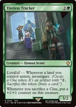 Tireless Tracker Commander: Final Fantasy MTG Magic The Gathering - Image 1